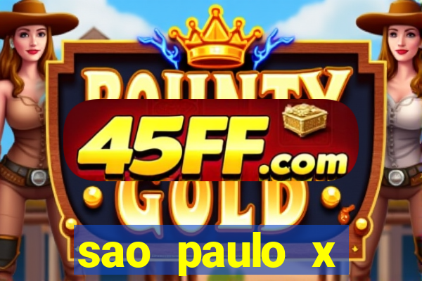 sao paulo x palmeiras palpites